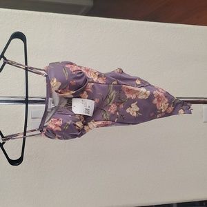Lavender Floral Bodysuit